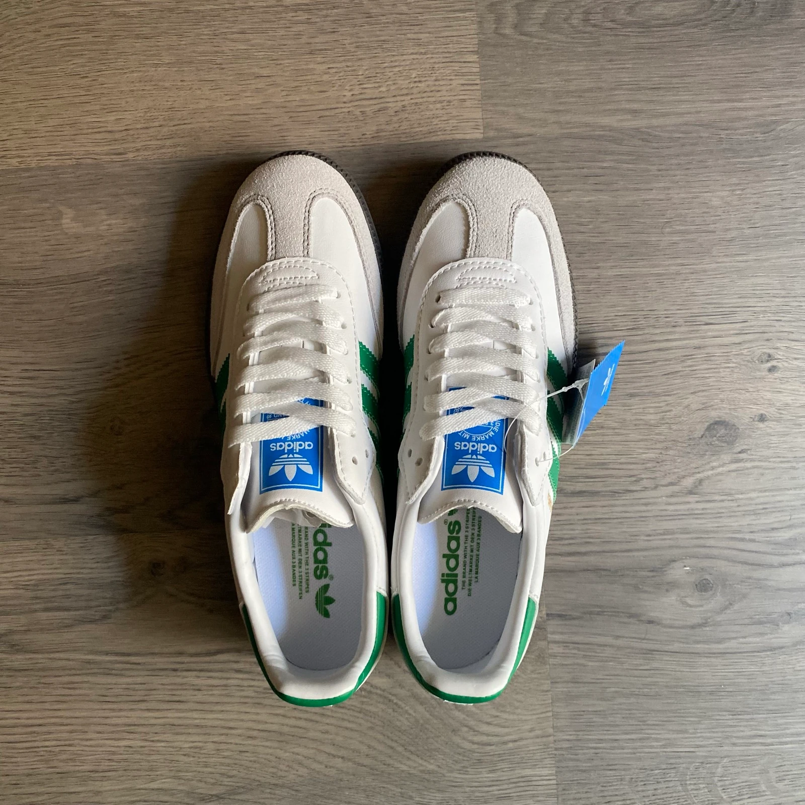 Adidas Samba OG Blancas Verdes | Talla 39 | Nuevas | Con Caja – photo 7